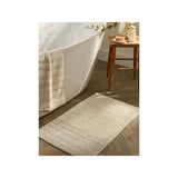 Stacey Solomon cream cut loop stripe bath mat 50 x 80 cm - British product