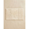 Stacey Solomon cream cut loop stripe bath mat 50 x 80 cm - British product