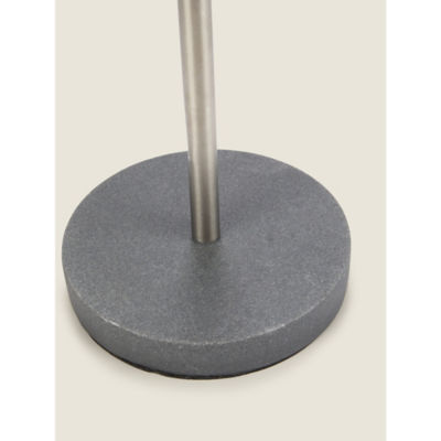George Home charcoal sandstone toilet roll stand - British product