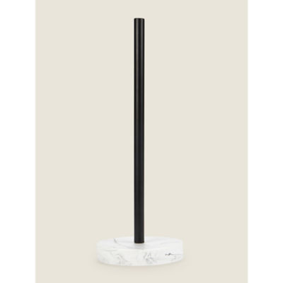 George Home white marble effect toilet roll stand - British product