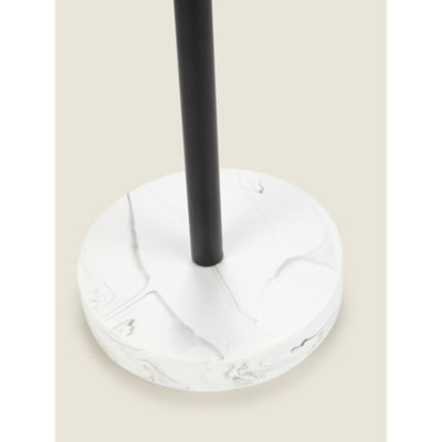 George Home white marble effect toilet roll stand - British product