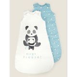 ASDA George Home Panda Sleep Bag 2.5 Tog 6-18M Set of 2- Buy online at McGrocer