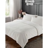ASDA George Home White Pop Checked Waffle Duvet Set - Double- Buy online at McGrocer