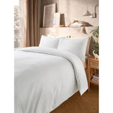 ASDA George Home White Brushed Cotton Plain Duvet Cover King- Buy online at McGrocer
