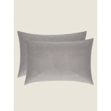 ASDA George Home Grey Pillowcase Pair Set- Buy online at McGrocer