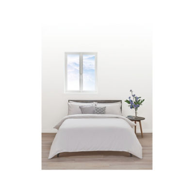 George Home Just Wellness White Cool Touch TENCEL Duvet Set - Super King