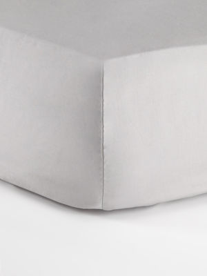 George Home Grey TENCEL Fitted Sheet Super King, UK version