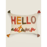 ASDA Natural Hello Autumn Slogan Cushion 35 x 45 cm- Buy online at McGrocer