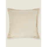 George Home Natural Solid Dyed Cushion 45x45cm Cotton