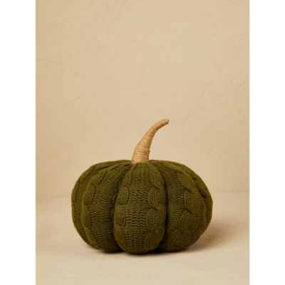 Stacey Solomon green pumpkin-shaped cushion 20x29 cm - British product