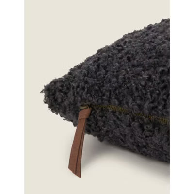 George Home Charcoal Borg cushion 40 x 30cm, UK version