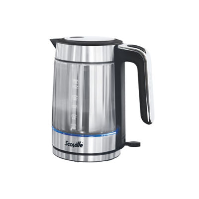 Scoville fast boil glass kettle 1.7L (British brand)