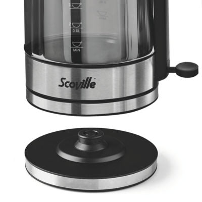Scoville fast boil glass kettle 1.7L (British brand)