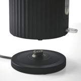 George Home black ribbed fast boil kettle 1.7L, UK version