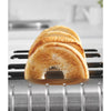 George Home White Stainless Steel 4-Slice Toaster, UK version