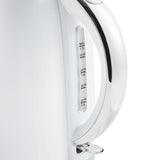 George Home white stainless steel fast boil kettle 1.7L, UK version