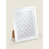 George Home White Injection Beaded Frame Photo Frame 7 x 5 Inch