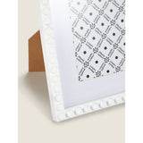 George Home white beaded photo frame 21.5x26.8cm, UK version