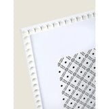 George Home White A4 Injection Beaded Photo Frame, UK version