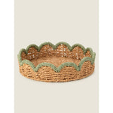 ASDA George Home Green Round Scalloped Kitchen Tray - 28cm- Buy online at McGrocer