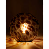 George Home Black & Clear Glass LED Round Lamp, UK version