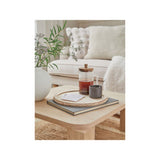 Stacey Solomon natural wood beaded serving tray 35.5cm square - British product