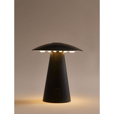 George Home black dimmable table lamp 15.5x15.5x18cm - British product
