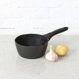 ASDA George Home Black Marble Effect Soft Grip Saucepan 16cm- Buy online at McGrocer
