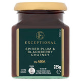 ASDA Exceptional by ASDA Spiced Plum and Blackberry Chutney 285g- Buy online at McGrocer