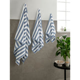 ASDA George Home Light Blue Wide Striped Bath Towel- Buy online at McGrocer