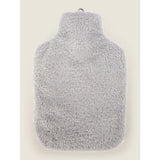 ASDA George Home Grey Teddy Fleece Hot Water Bottle- Buy online at McGrocer