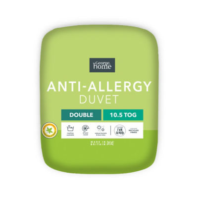 George Home Anti Allergy Duvet Single 10.5 Tog, UK version