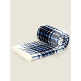 ASDA George Home Blue Check Sherpa Christmas Throw- Buy online at McGrocer