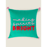 George Home green Christmas cushion 45x45 cm - British product