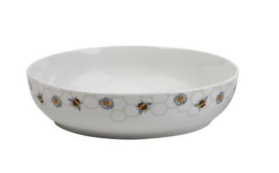 George Home honeycomb bee pasta bowl 22cm diameter, UK version