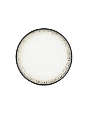 George Home black reactive glaze side plate 20cm, UK version