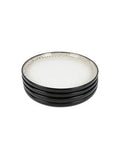 George Home black reactive glaze side plate 20cm, UK version