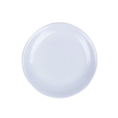 George Home white ribbed side plate 19x19cm, UK version