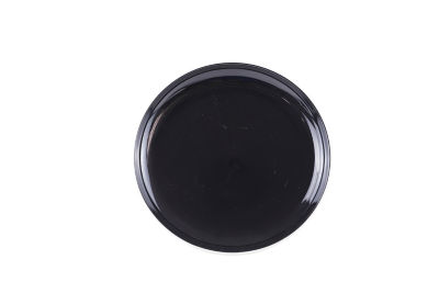 George Home black two tone stoneware dinner plate, UK version