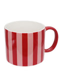 George Home Red and Pink Stripe Mug, UK version