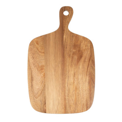 George Home Acacia Serving Platter With Handle 40cm, UK version