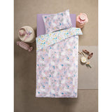 ASDA George Home Ditsy Floral Bunny Reversible Cotton Toddler Duvet Set- Buy online at McGrocer