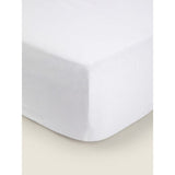 Drap housse George Home en coton blanc, version UK
