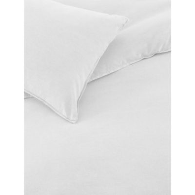 George Home white relaxed washed cotton duvet set king, UK version
