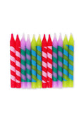 George Home birthday candles assorted colours pack of 12, UK version