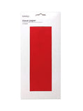 George plain red tissue paper 5pk, UK version