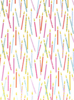 George candle design wrapping paper 3m roll - British product