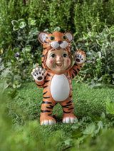 George Home Tiger Gnome Dekorative Figur 14x8x23cm