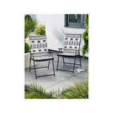 ASDA George Home Miami Cushion Block Stamp Print Outdoor Seat Cushions 2 Pack- Buy online at McGrocer