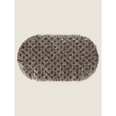 George Home black PVC bath mat 67x38 cm, UK version